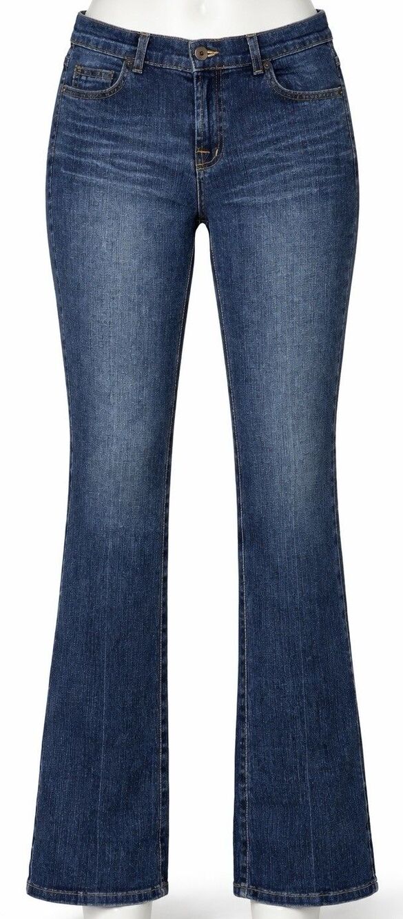 Arden B Jeans Women 6 Bootcut Medium Wash Stretch Y2K Made USA